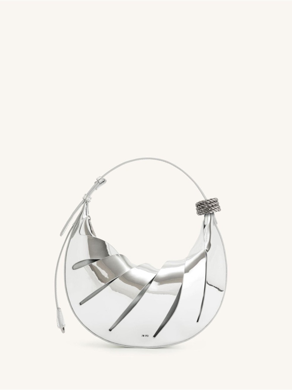 Jane Hollow Out Shoulder bag SILVER
